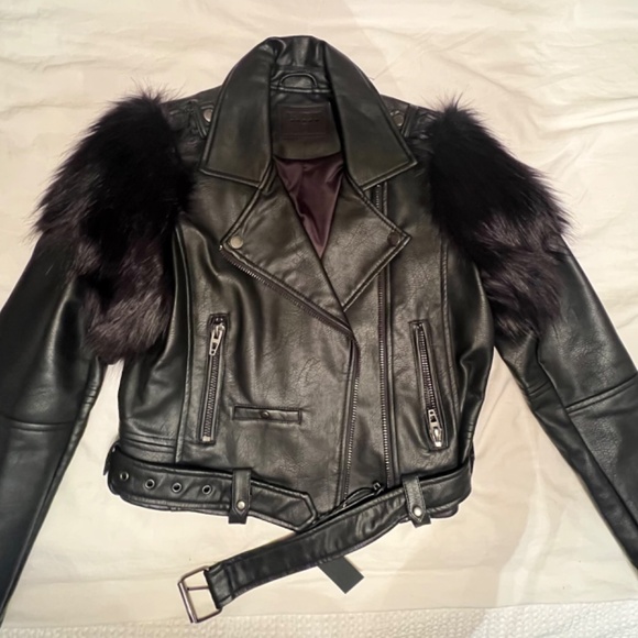 Black Leather Jacket - Picture 3 of 3